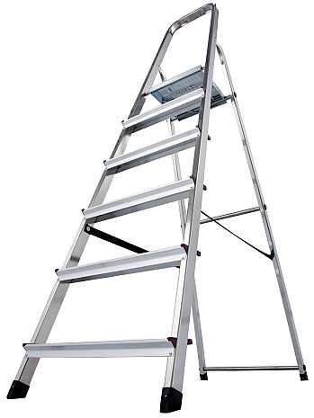 KRAUSE CORDA drabina aluminiowa wolnostojąca 6 stopni